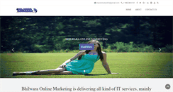 Desktop Screenshot of bhilwaraonlinemarketing.com
